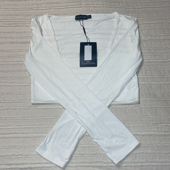 Pretty little things cropped long sleeve - Picture 2 of 6